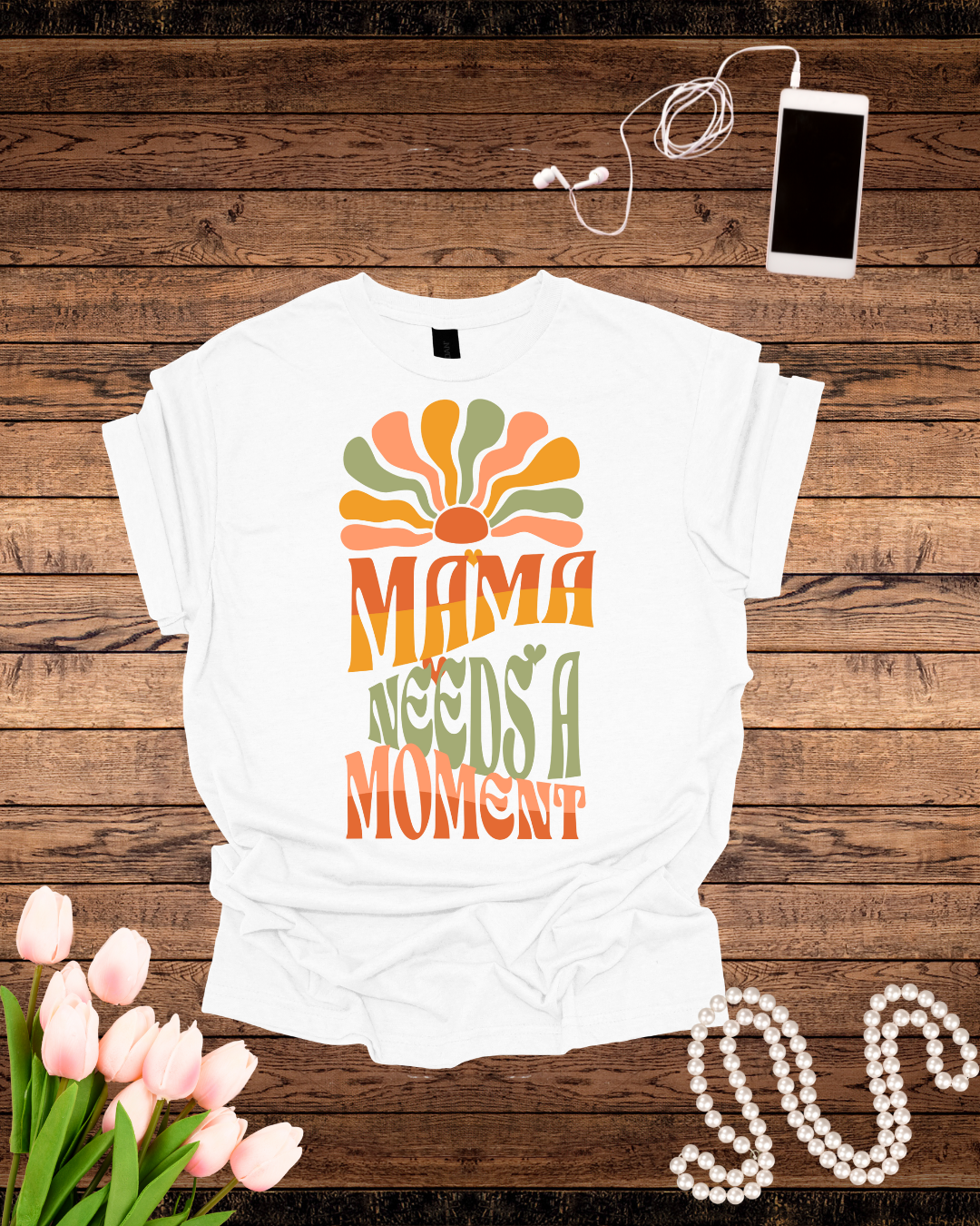 Mama Needs A Moment Unisex Heavy Cotton Tee