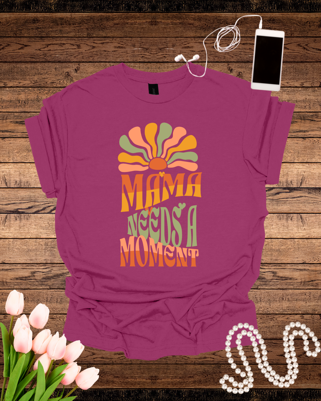 Mama Needs A Moment Unisex Heavy Cotton Tee