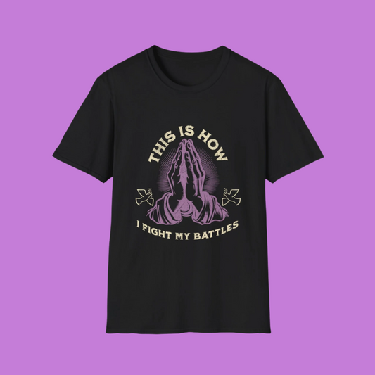 Prayer Hands T-Shirt, Faith Tee, Religious Apparel, Spirituality Shirt, Answered Prayers Top
