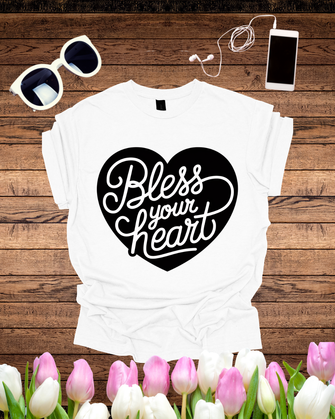 Bless Your Heart Unisex Heavy Cotton Tee – Feel-Good T-Shirt for Everyday Comfort