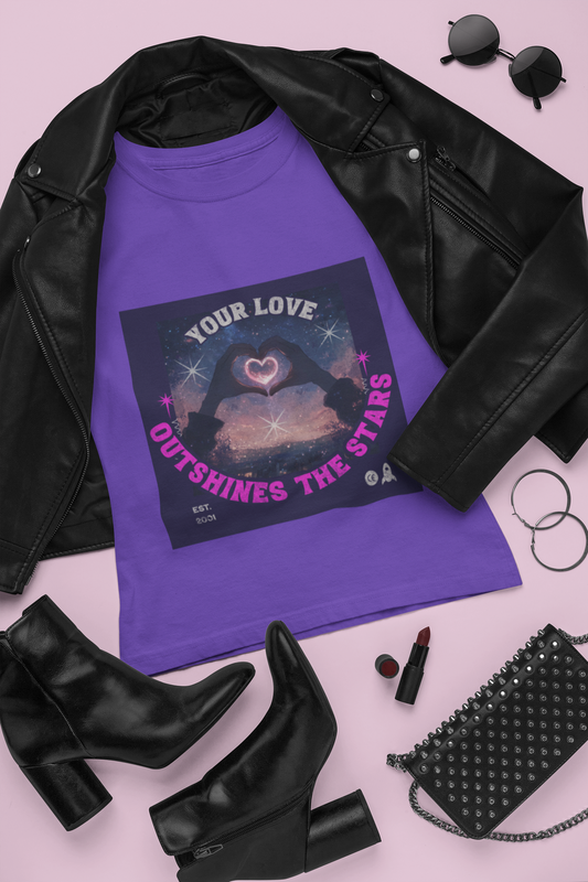 Heart Hands Unisex Tee - Your Love Outshines the Stars