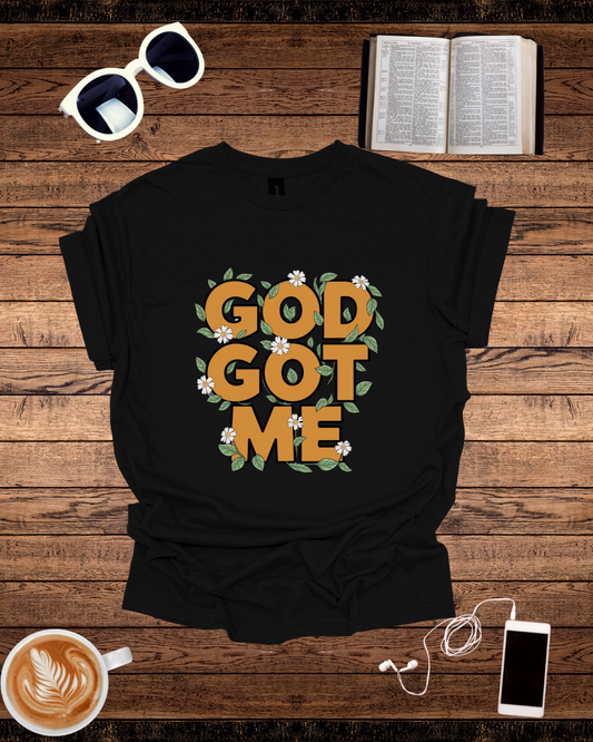 Graphic Tee: God Got Me Inspirational Women's Softstyle T-Shirt