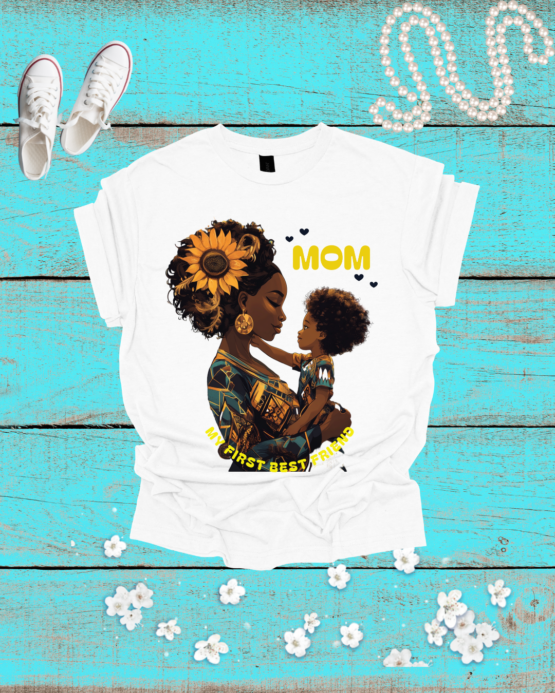 Mom My First Best Friend Graphic Tee