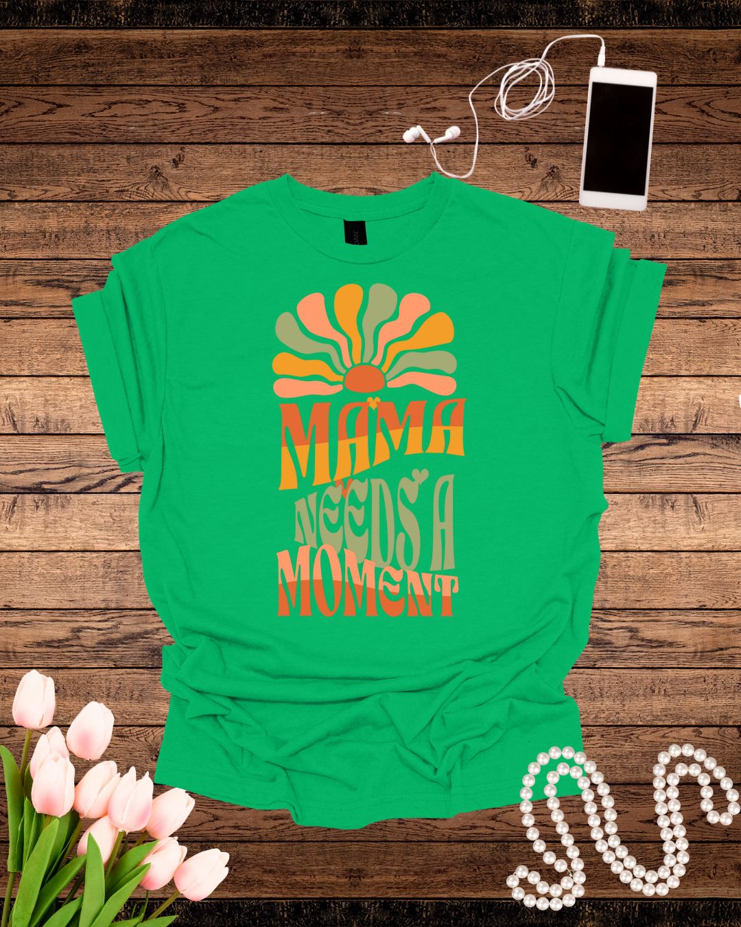 Mama Needs A Moment Unisex Heavy Cotton Tee