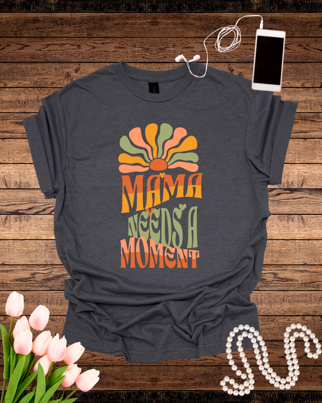 Mama Needs A Moment Unisex Heavy Cotton Tee