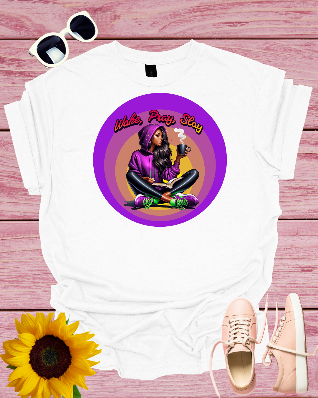 Coffee Lover Unisex Tee - Wake Pray Slay