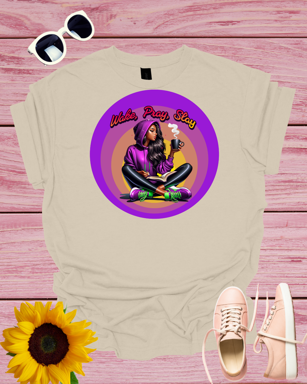 Coffee Lover Unisex Tee - Wake Pray Slay