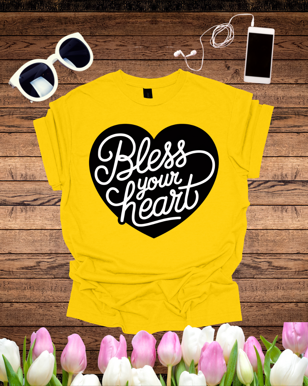 Bless Your Heart Unisex Heavy Cotton Tee – Feel-Good T-Shirt for Everyday Comfort