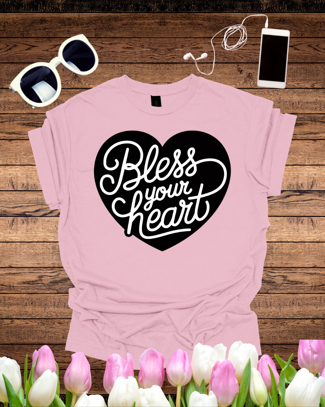 Bless Your Heart Unisex Heavy Cotton Tee – Feel-Good T-Shirt for Everyday Comfort