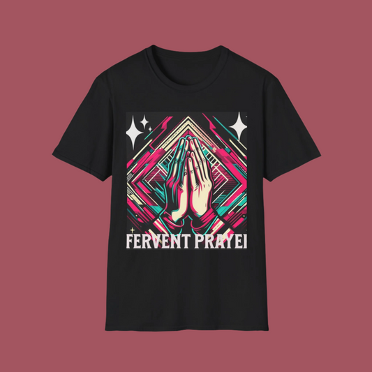 Prayer Warrior Unisex Softstyle T-Shirt, Christian Tee, Bold Faith Shirt, Inspirational Religious Top, Spiritual Apparel