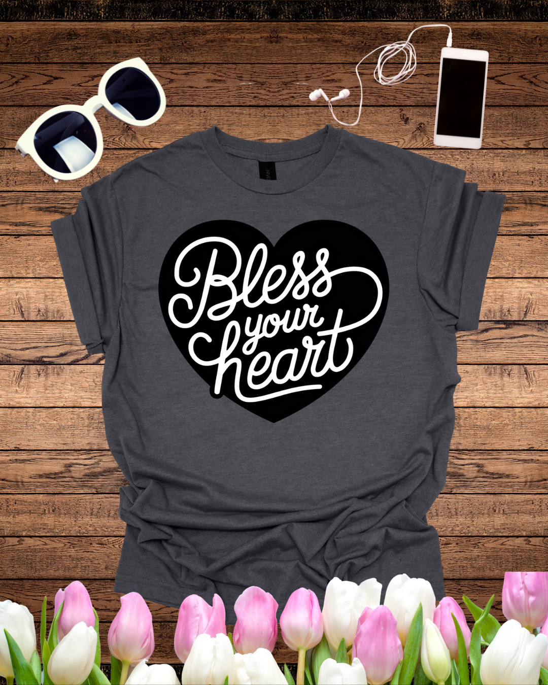 Bless Your Heart Unisex Heavy Cotton Tee – Feel-Good T-Shirt for Everyday Comfort