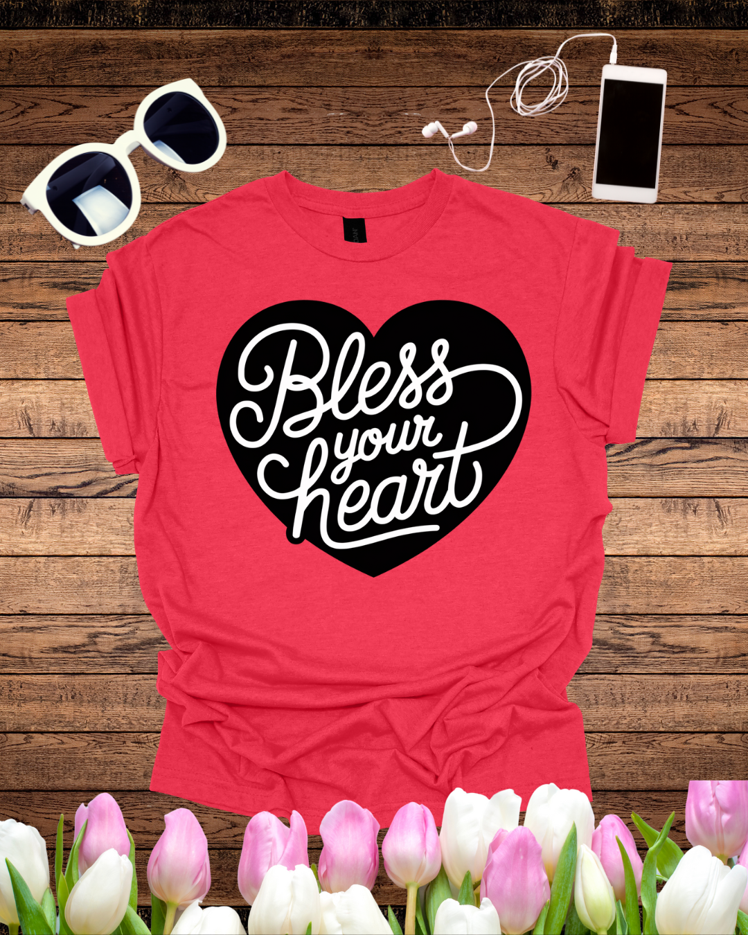 Bless Your Heart Unisex Heavy Cotton Tee – Feel-Good T-Shirt for Everyday Comfort