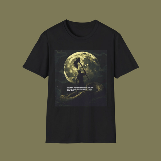 Eternal King Unisex Softstyle T-Shirt, Christian Scripture Tee, Religious Graphic Shirt, Psalm 18 Gift, Bible Verse Top